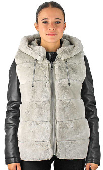 Delizia Gilet Sans Manche Fourrure Reversible Giorgio