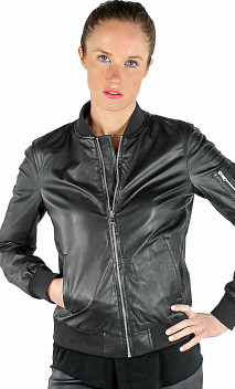 Naas  Bomber Cuir Redskins