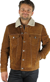 Trucker Daytona Blouson Cuir Suédé