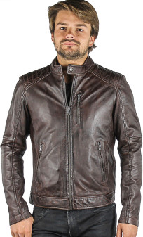 Agency Oakwood Blouson Cuir Homme