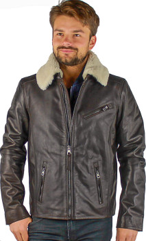 Bumper Redskins Blouson Cuir Homme