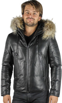 Clyde Giorgio Blouson Cuir Homme