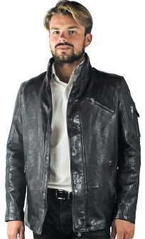 Pitch Daytona Veste Cuir Homme