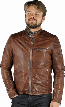 Jack Redskins Blouson Cuir Homme