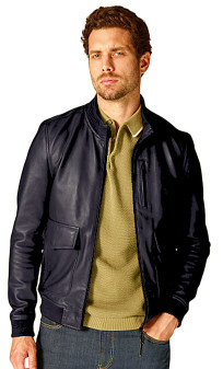 Furtif Patrouille de France Blouson Cuir Homme