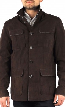 Edmond Milestone Veste Daim Homme