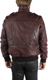 Maverick Redskins Blouson Cuir Homme