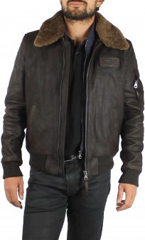 Commander Blouson Cuir Redskins