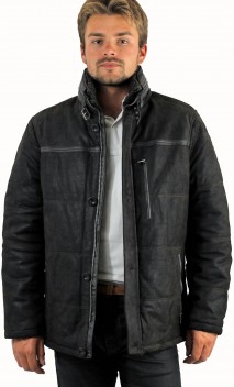 20340 Milestone Veste Cuir Homme