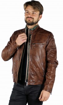 Jack Redskins Blouson Cuir Homme