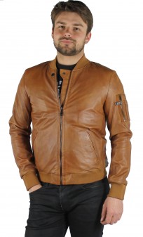 Kerian Giorgio Bomber Cuir Homme