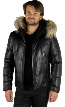 Clyde Giorgio Blouson Cuir Homme