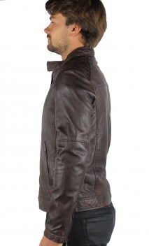 Agency Oakwood Blouson Cuir Homme