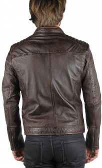 Agency Oakwood Blouson Cuir Homme