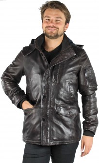 Titoo Guest Veste Cuir Homme