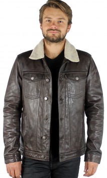 Sheriff Oakwood Blouson Cuir Homme