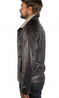 Sheriff Oakwood Blouson Cuir Homme