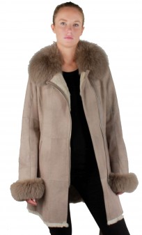 Veste 3/4  En Fourrure De Lapin Intuition Laure