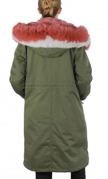 Parka Longue Doublée En Fourrure Intuition Chance