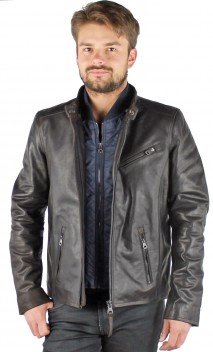 Bumper Redskins Blouson Cuir Homme