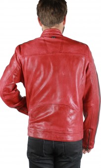 Cardiff Redskins Blouson Cuir Homme