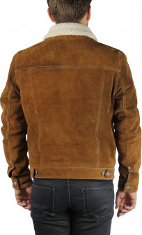 Trucker Daytona Blouson Cuir Suédé