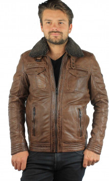 52129 Blouson Cuir Homme Donders