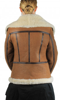 Bombardier Femme Agneau Shearling Galatea