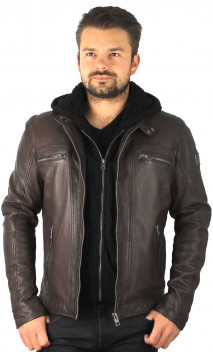 Drink Blouson Cuir Homme Oakwood