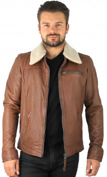 Blouson Cuir Homme Oakwood Colt