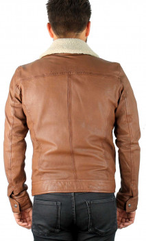 Blouson Cuir Homme Oakwood Colt