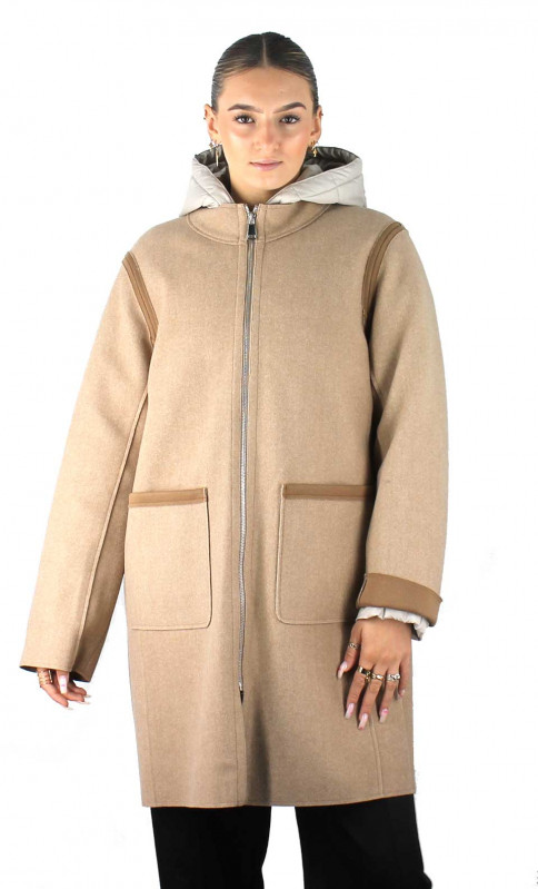 Manteau avec doudoune hot sale