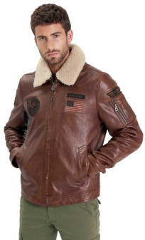 Pittacus Blouson Cuir Homme Daytona