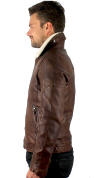 Platon Blouson Cuir Homme Daytona