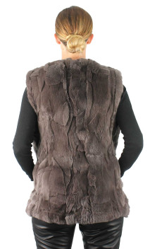 Gilet Sans Manche Femme en Rex-Helma-Sarah