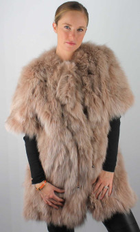 Gilet Manches Courtes Femme en Renard-Helma-Liza