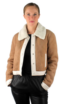 Tower Veste Femme Effet Mouton Retourné Oakwood