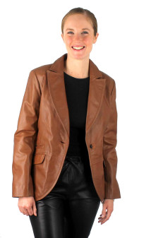 Blazer Cuir Femme-Giorgio-Isaure