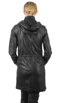 Malaika Veste 3/4 Cuir Femme Giorgio