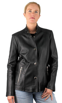 Luvadia Veste Cuir Femme Giorgio