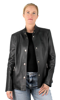 Luvadia Veste Cuir Femme Giorgio