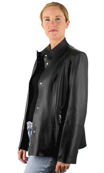 Luvadia Veste Cuir Femme Giorgio