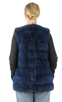 Anito Gilet Vison Sans Manche Femme Paulene