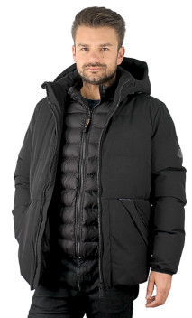 Altai Parka Noire Homme Redskins