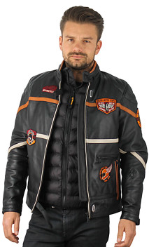 R66 Blouson Cuir Homme Redskins