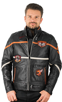 R66 Blouson Cuir Homme Redskins