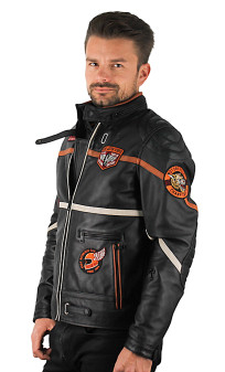 R66 Blouson Cuir Homme Redskins