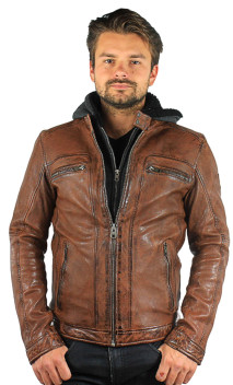 Drink Blouson Cuir Homme Oakwood