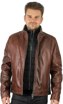 Bender Blouson Cuir Homme Milestone