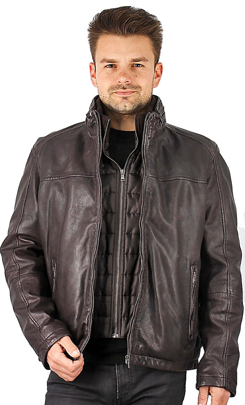 Lance Blouson Cuir Homme Smarty